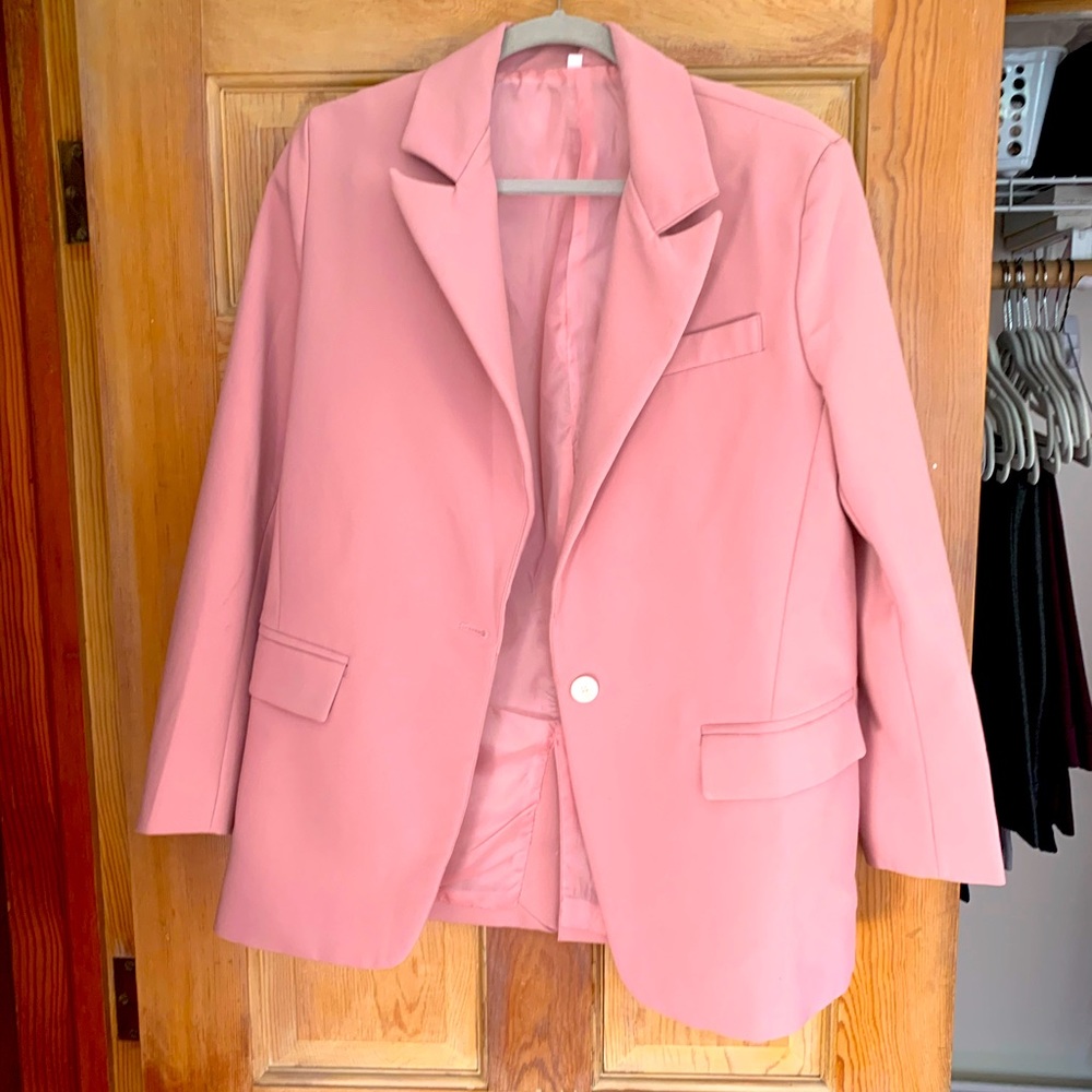 Beautiful Pink Blazer! Size Small! Y2K Fashion